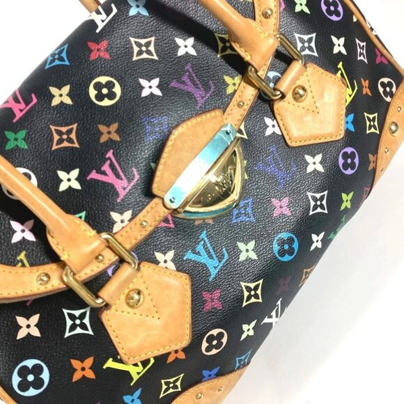LOUIS VUITTON M40202 MonogramMulticolore BeverlyGM Hand Bag Tote Shoulder Bag - Picture 3 of 16